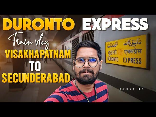 Visakhapatnam To Secunderabad DURUNTO EXPRESS Train Vlog | Fastest Train | Ep-7 | Telugu Train Vlogs