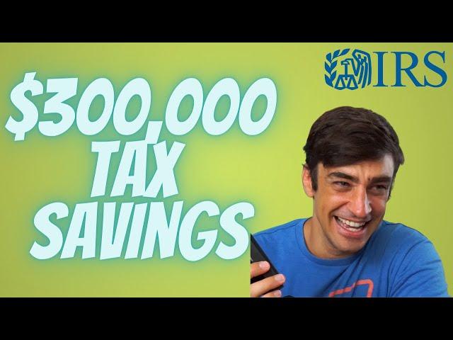 Reaction to saving $300k in tax with the IRS