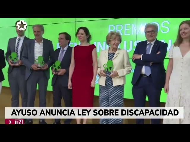 Telemadrid, en la X Gala de Premios Plena Inclusión Madrid