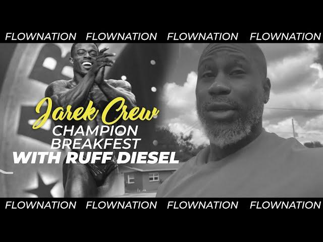 Terrence Ruffin - Ruff Diesel Champion's Breakfast with Jarek Crew Bodybuilder's Vlog