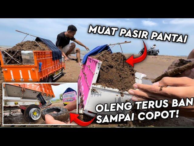 PERDANA MINIATUR OLENG MUAT PASIR DI PANTAI SAMPAI BAN COPOT‼️