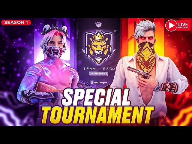 SEASON 1 - TEAM RBG SPECAL TOURNAMENT FINALS // BEST OF 3 MATCHES // FREE FIRE LIVE TELUGU