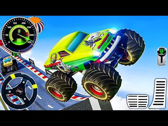 Monster Truck Mega Ramp Impossible Driver - Extreme GT Car Stunt Master Driving - Android Gameplay