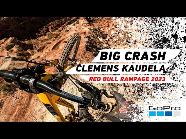 GoPro: Clemens Kaudela's Big Crash at Red Bull Rampage 2023