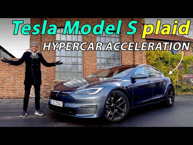 Tesla Model S plaid REVIEW with Autobahn (2023) - the hypercar from stock!  