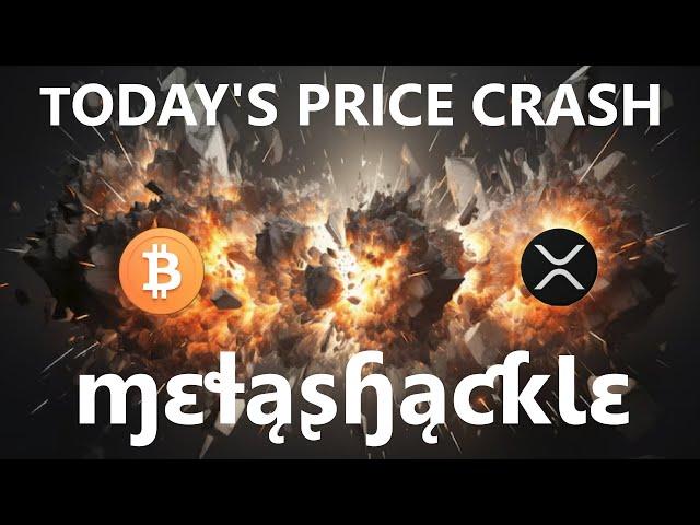 Today's #crypto Market Crash! #xrp #btc