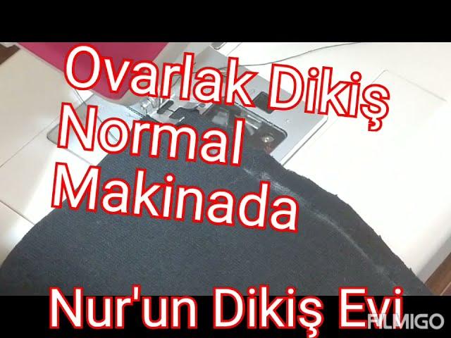 Normal Makinada Ovarlak Dikiş#diy #keşfet#dikiş#pratikdikiş