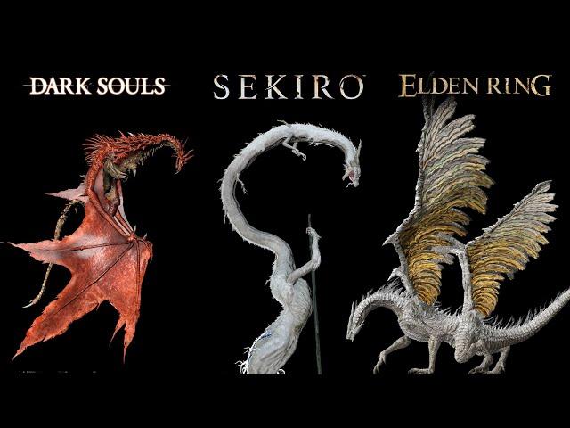 All Kinds of DRAGONS in Every Souls Game