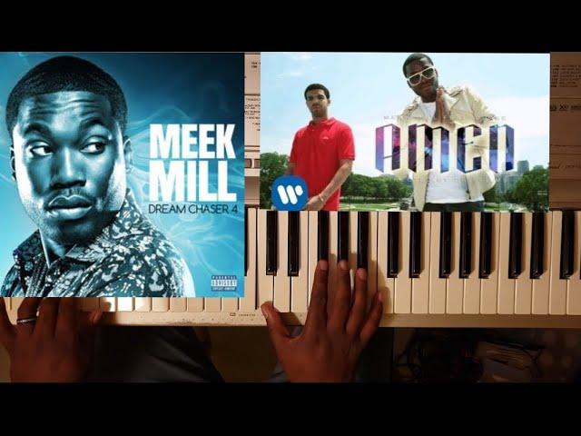 MEEK MILL ft DRAKE - AMEN (PIANO TUTORIAL) Bb Major