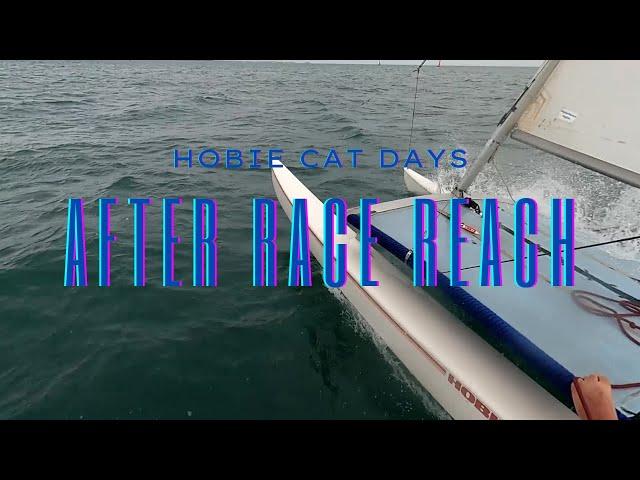 After race screaming reach on the Hobie 14 - HOBIE CAT DAYS