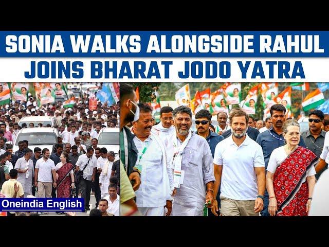 Bharat Jodo Yatra resumes: Sonia Gandhi joins Rahul and other Congress leaders | Oneindia news *News