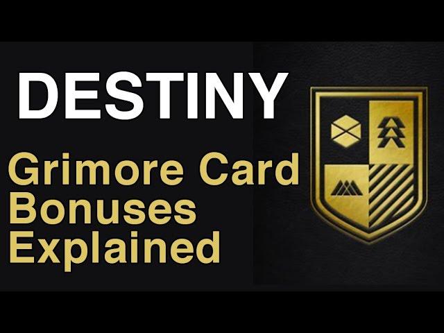 DESTINY's Grimoire Card Benefits Explained | WikiGameGuides