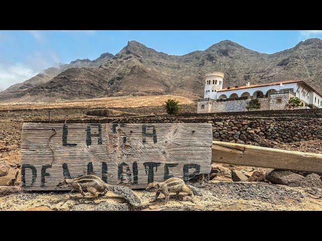 Geheime Nazi Villa mit U-Boot Tunnel in den Bergen von Fuerteventura Casa Villa Winter Playa Cofete