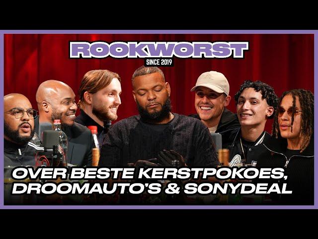 Hef, Lil Kleine, Kevin, ADF Samski, Yssi SB, Adje en Rotjoch in Rookworst de Podcast Kerstspecial