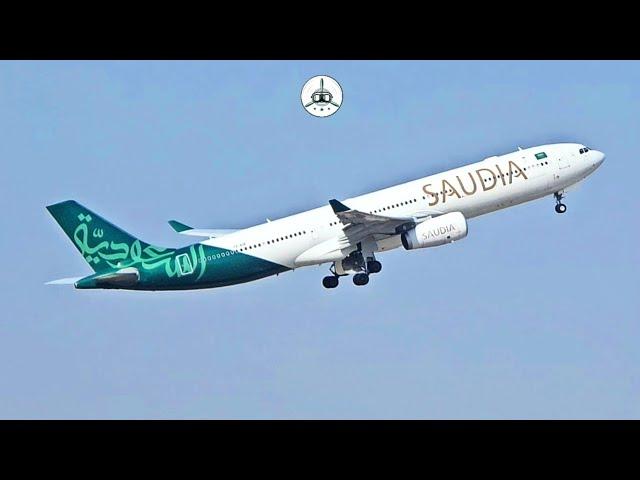 Saudia A330 Rare livery at Karachi Airport | Dec V6 2024 |