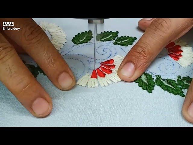 New floral border design || Floral design ||machine embroidery || border design ||anchor designs