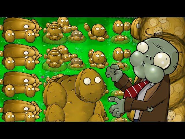 Plants vs Zombies But Everything Is Wall-Nut (MOD) | Game NHP