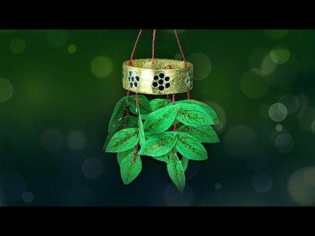 DIY Party Decorations - Hanging Ring With Leaves Craft Tutorial