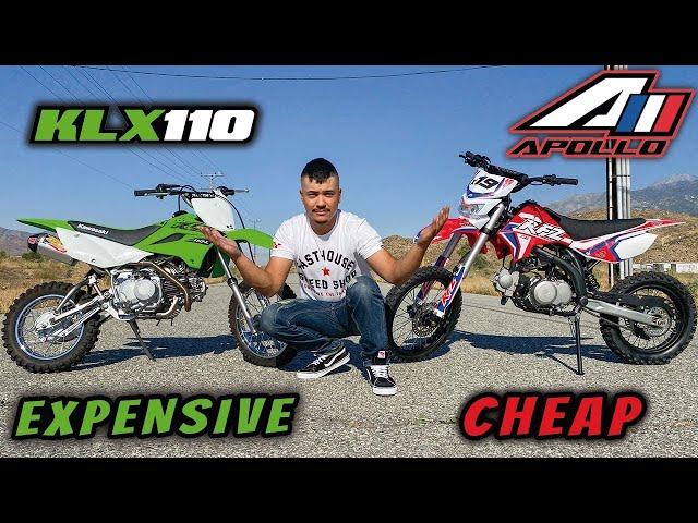 KLX 110L vs APOLLO X19 125 ( CHEAP VS EXPENSIVE )