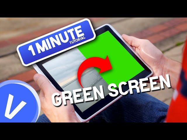 How to precisely key out Green Screen Video | VEGAS Pro (1 min Tutorial)