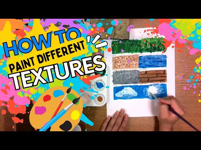 How To Paint Textures