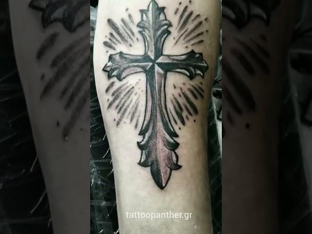 Cross tattoo by Kristo Pantera!