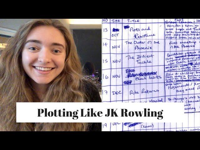 Pantser Tries Plotting Like JK Rowling // WRITING EXPERIMENT