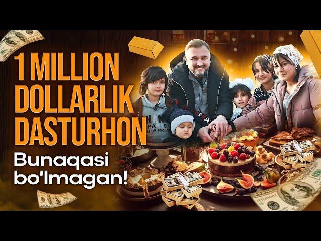 Sardor Rahimxon.Million dollarlik Dasturhon, O’zbekiston Tarixida Bo’lmagan Bunaqasi. Hamma Ko’rsin.