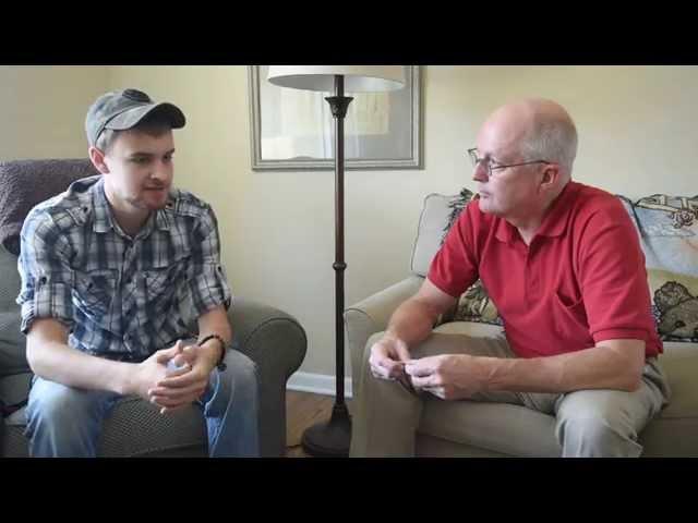 College student inventor Luke Olson of Racine and his Illumicase