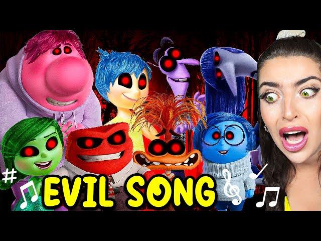 ALL EVIL INSIDE OUT 2 SONGS! (INSIDE OUT 2 ANIMATED MUSIC VIDEOS)