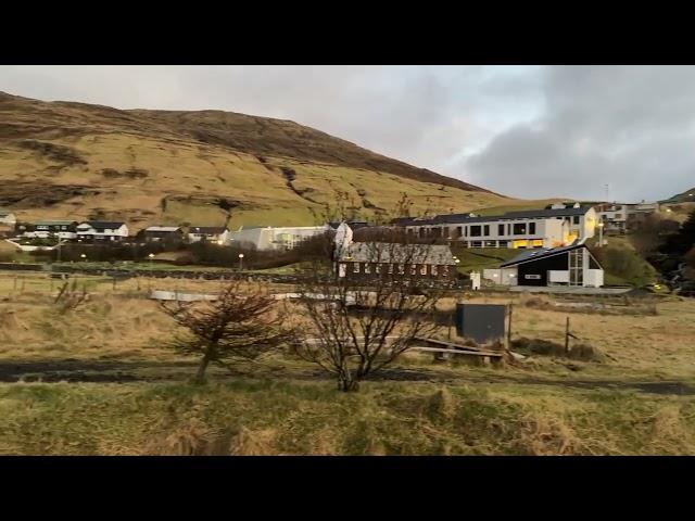 Îles Féroé Île de Vagar Sorvagur Centre ville / Faroe Islands Vágar Sørvágur Town center