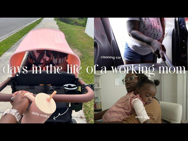 DAYS IN MY LIFE as a full time working mom| sorta weekend reset, vacation plans, work day & more
