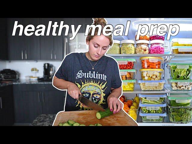 prepping for a HEALTHY FRIDGE (+ how to effectively wash & store produce)