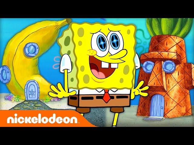 Every Time SpongeBob's House WASN'T A Pineapple  | Nickelodeon Cartoon Universe