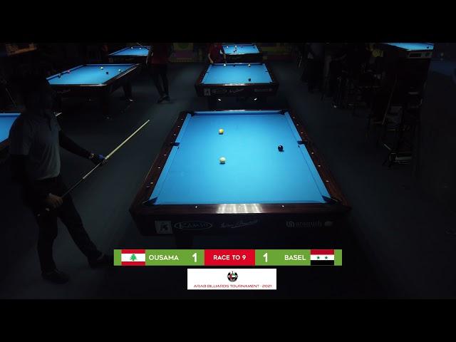 Arab Billiards Tournament 2021 - Ezone Dubai - Ousama Shehab (Lebanon) vs Basel Aboud (Syria)