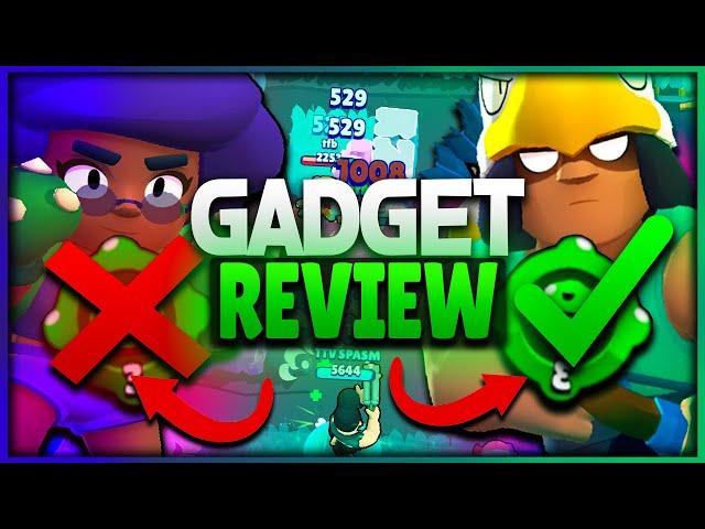 Finding the BEST Gadget in Brawl Stars (Penny, Rosa, Bo, 8-Bit, and Mortis)