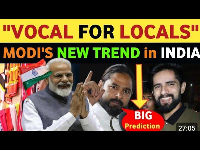 PM MODI'S NEW TREND "VOCALS FOR LOCALS". ABID ALI'S REACTION ON INDIA, REAL ENTERTAINMENT TV, LATEST