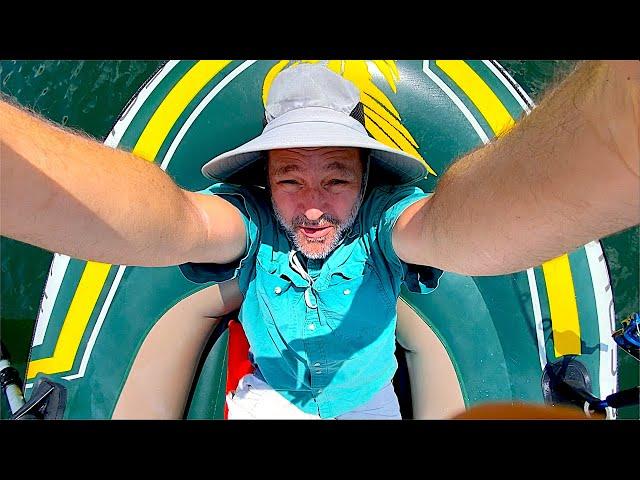 In-Depth Test: Intex Seahawk 4 Inflatable Raft. Family outing. Fishing fail. Electric drill paddle.