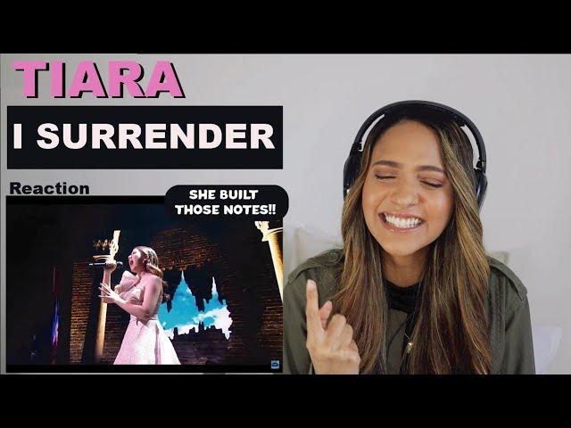 First time hearing TIARA - I SURRENDER (Celine Dion) | Indonesian Idol 2020 | REACTION!!