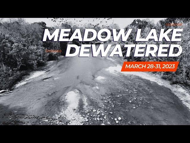 Meadow Lake Dewatered | Complete Flyover