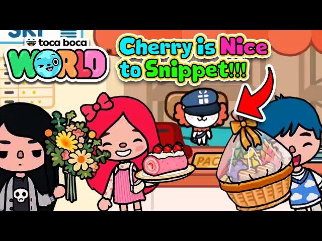 Cherry is Nice to Snippet! - Toca Life World