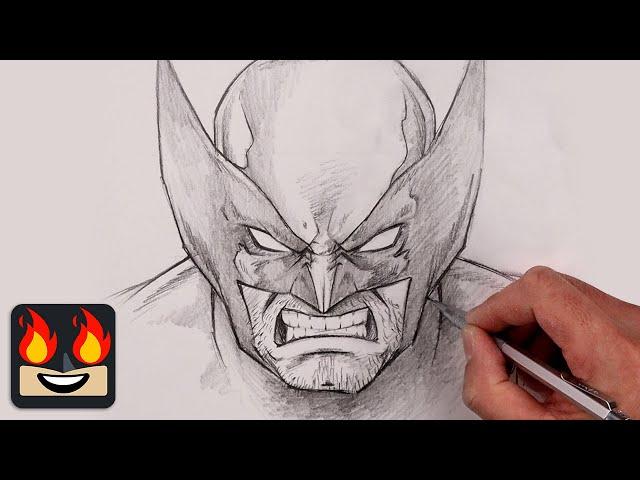 How To Draw Wolverine | Sketch Tutorial