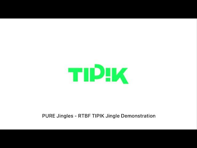 PURE Jingles - RTBF TIPIK Jingle Package Demonstration (2022)