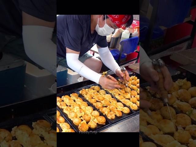 Fastest Worker - Takoyaki Master’s Amazing Skill #Shorts