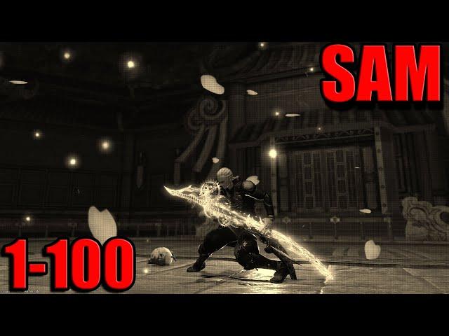 FFXIV: Dawntrail Samurai 1 to 100 Leveling Skills Guide