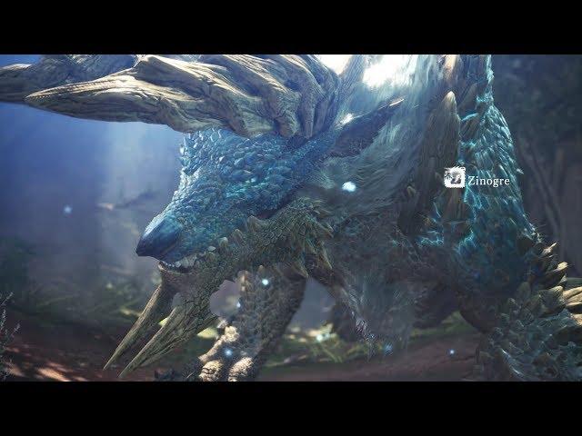 Monster Hunter World: Iceborne - Zinogre (Solo / Longsword)