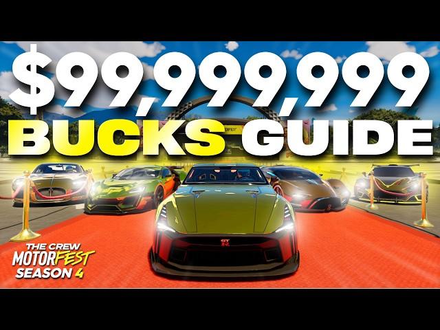 The ULTIMATE Money Method! How To Hit 99,999,999 Bucks In The Crew Motorfest | Season 4 Updated