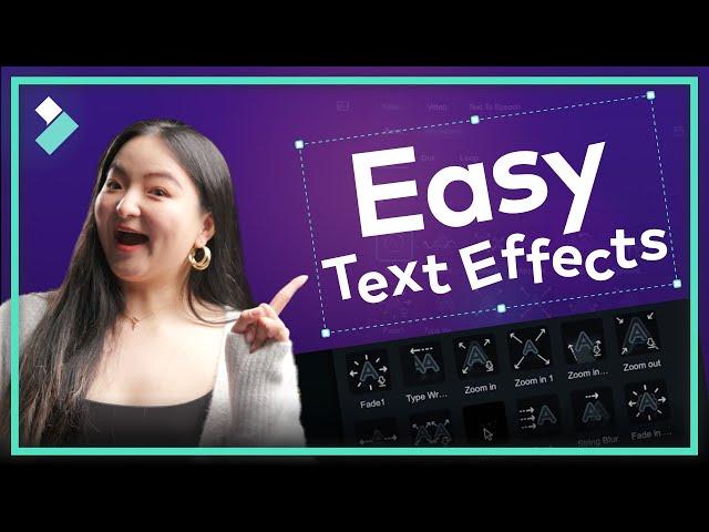 Text Animations You NEED to Master  | Wondershare Filmora 13