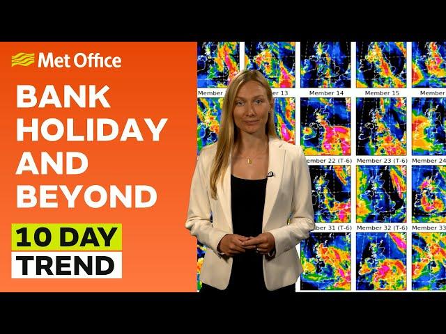 10 Day Trend 22/05/2024  – Drier weekend to come – Met Office weather forecast UK