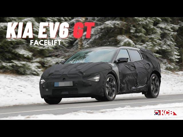 KIA EV6 GT Facelift Testing in Europe